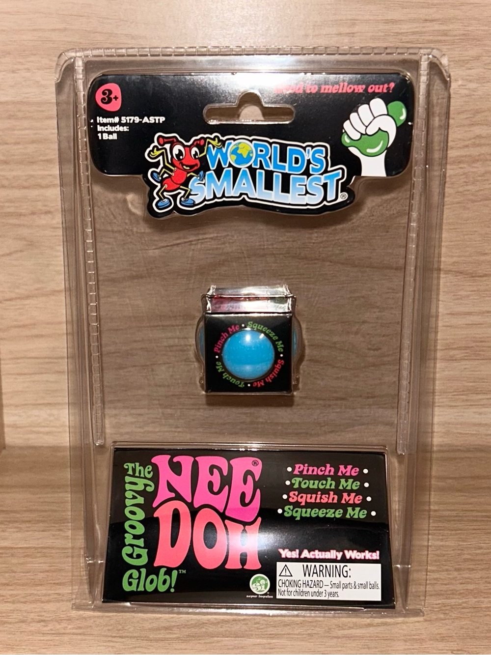 Worlds Smallest  Needoh Groovy Glob